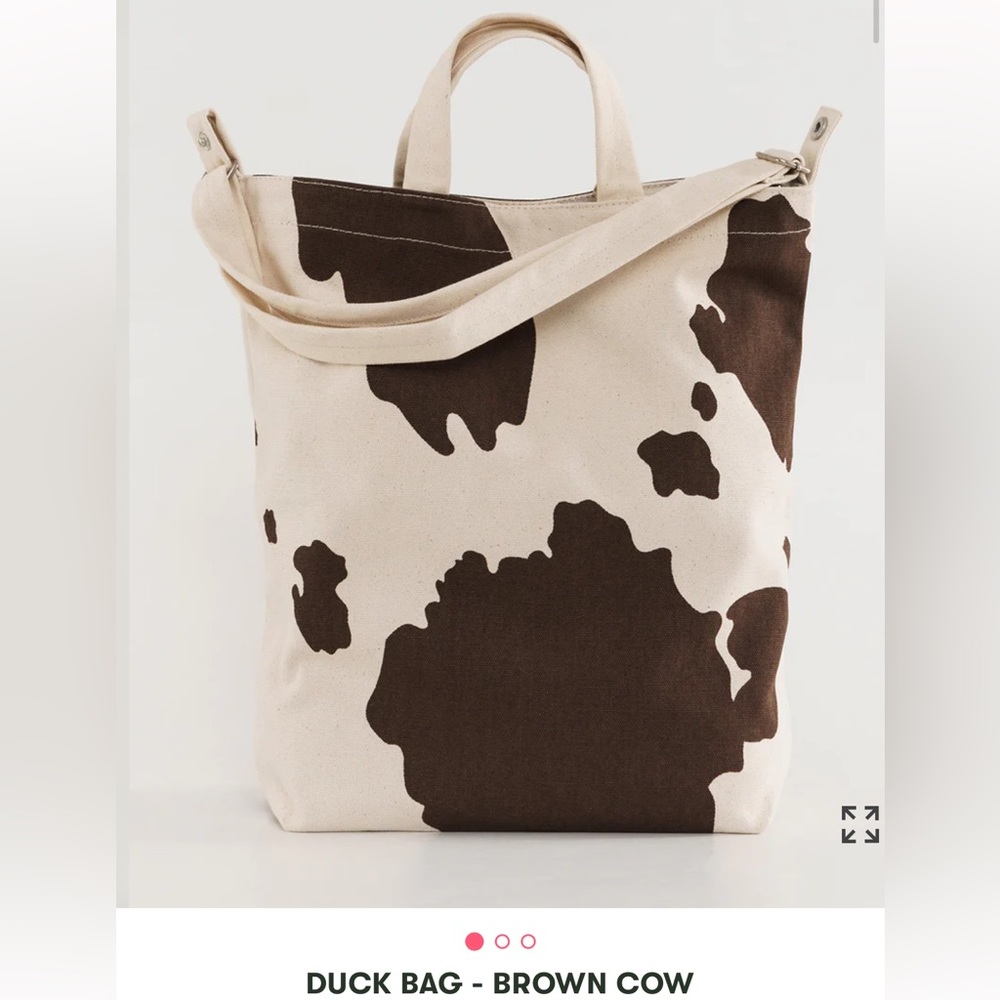 BAGGU DUCK BAG - BROWN COW